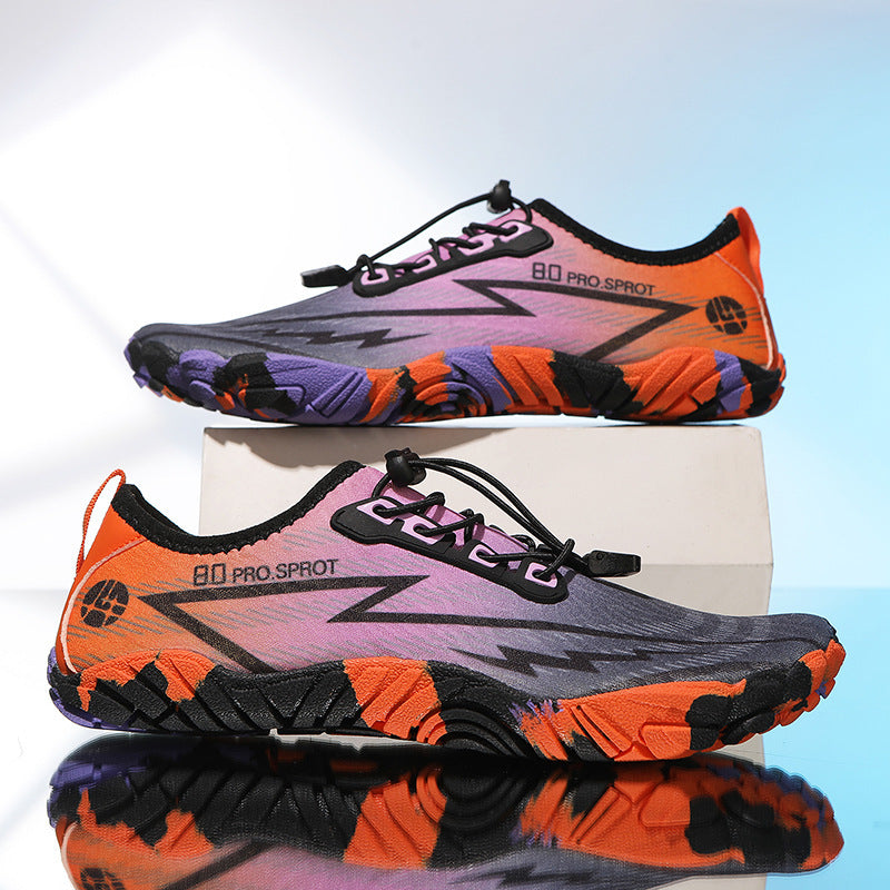 Damen Wasserfeste und flexible Sportschuhe mit elastischem Schnellschnürsystem EB