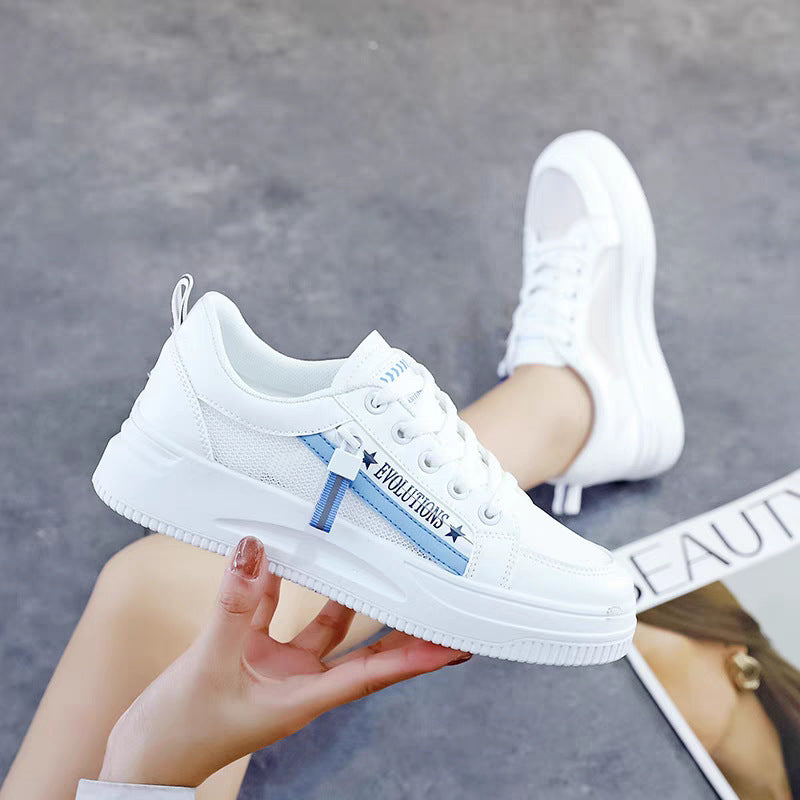 Damen Freizeitsneaker mit modischem Schriftzug und dämpfender Laufsohle EB
