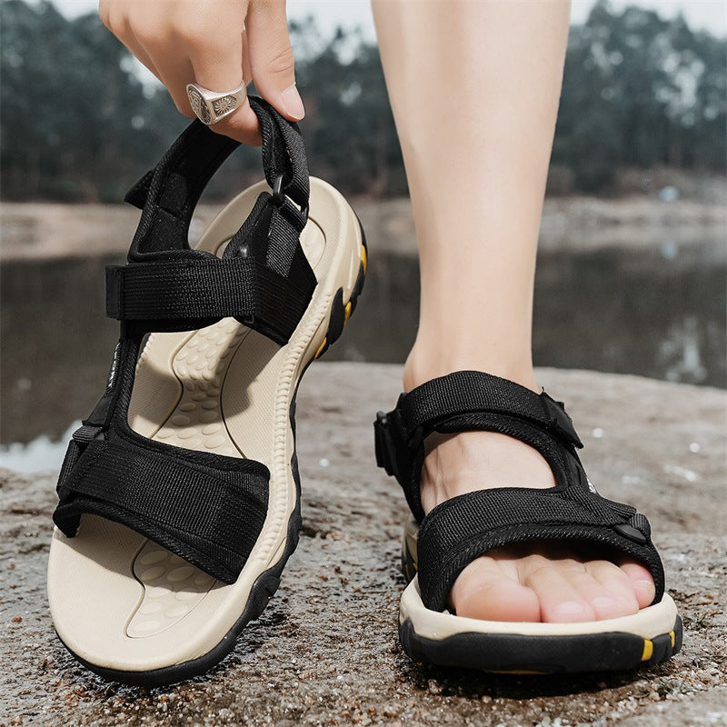 Herren Sportliche Outdoor-Sandalen mit verstellbarem Riemensystem EB