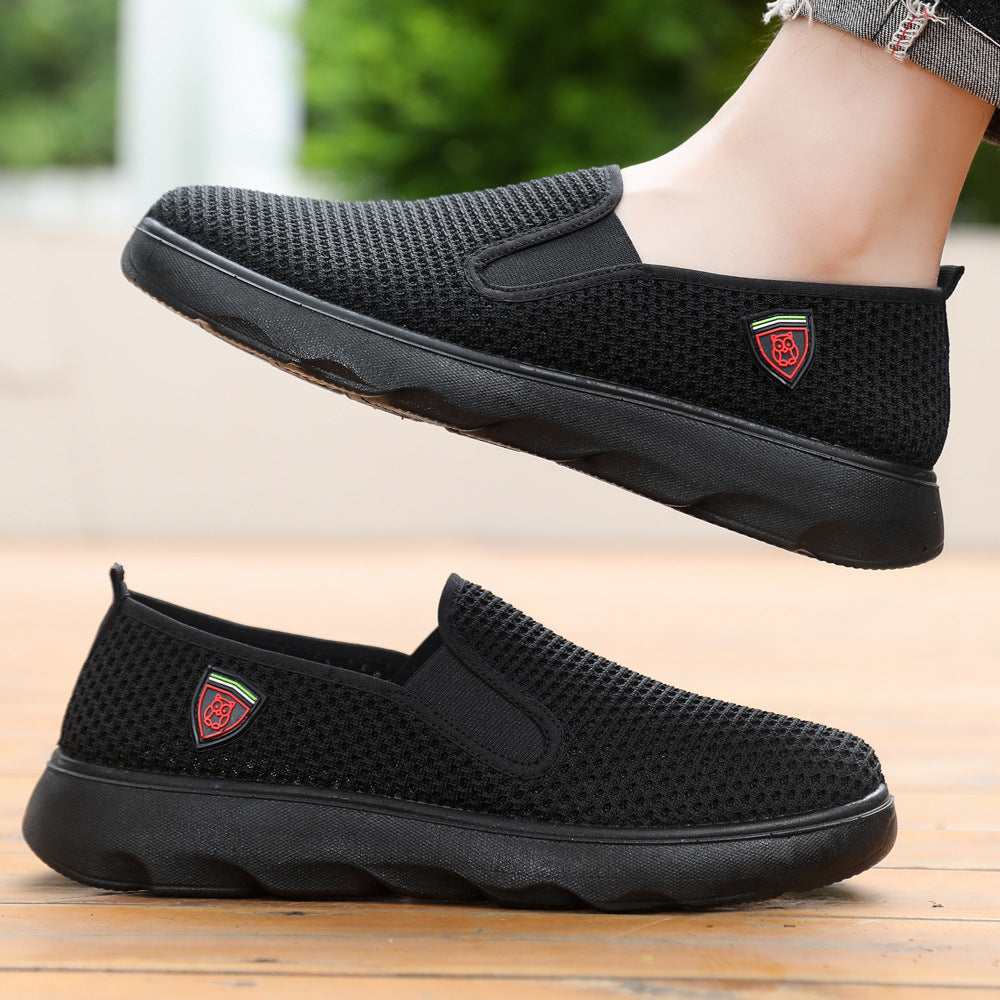 Damen Bequeme Slip-On Sneakers mit atmungsaktivem Obermaterial EB