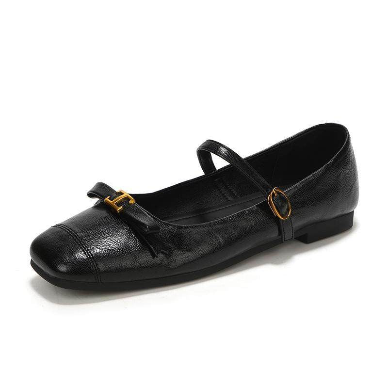 Damen Ballerinas mit elegantem Riemchen und modischem Schleifendetail EB