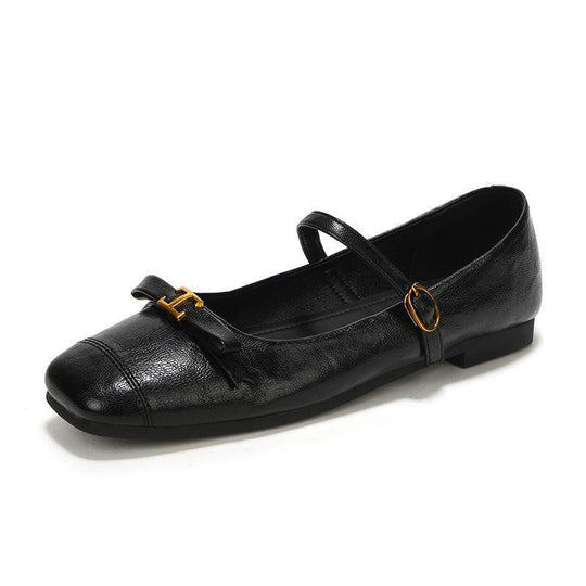 Damen Ballerinas mit elegantem Riemchen und modischem Schleifendetail EB