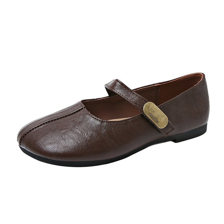 Damen Ballerinas mit verstellbarem Riemen und elegantem Design EB
