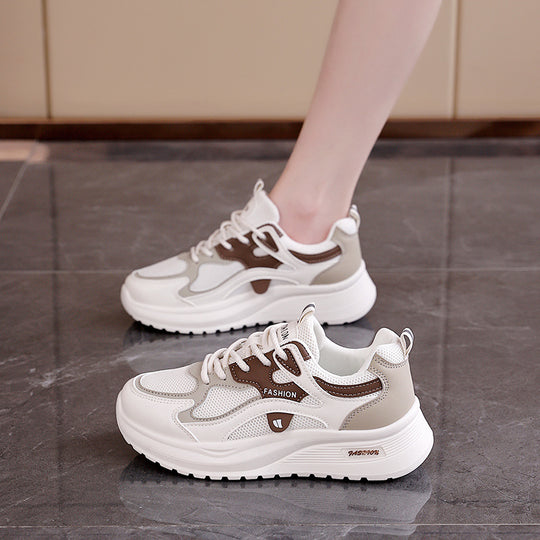 Damen Komfortable Freizeitsneaker mit atmungsaktiver Netzstruktur und rutschfester Sohle EB