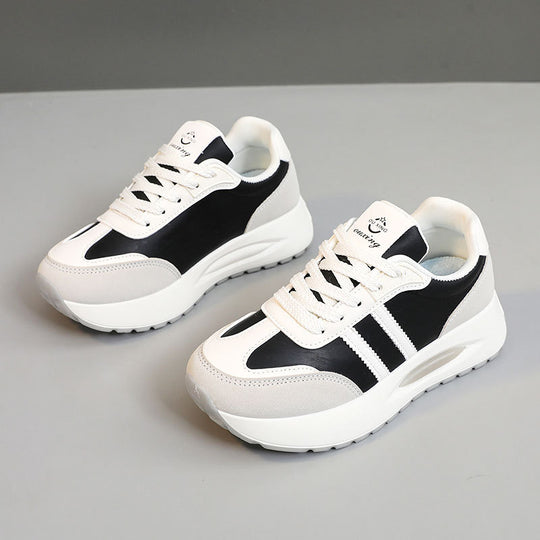 Damen Sportliche Chunky Sneakers mit gepolsterter Dämpfung und atmungsaktiver Konstruktion EB