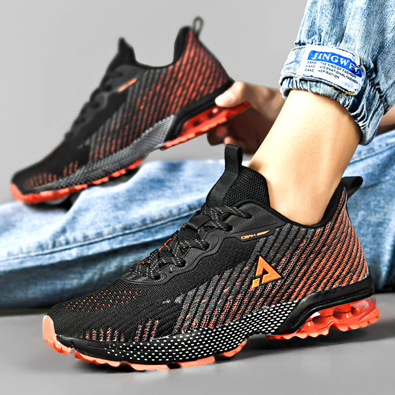 Damen Sportliche Dämpfung Sneakers mit atmungsaktivem Mesh-Obermaterial EB