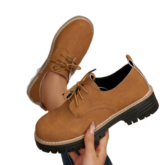 Damen Komfortable Schnürschuhe mit robustem Profil EB