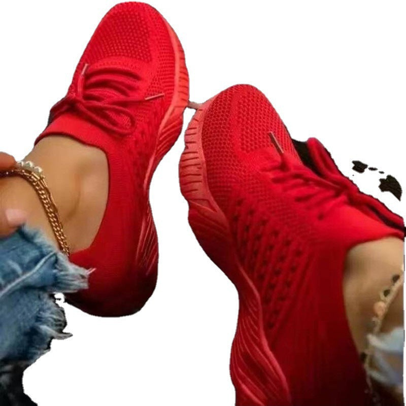 Damen Atmungsaktive Freizeitschuhe mit rutschfester Sohle und elastischen Einsätzen EB
