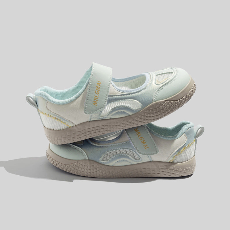 Damen Freizeitschuhe mit praktischem Klettverschluss und atmungsaktiver Mesh-Oberfläche EB