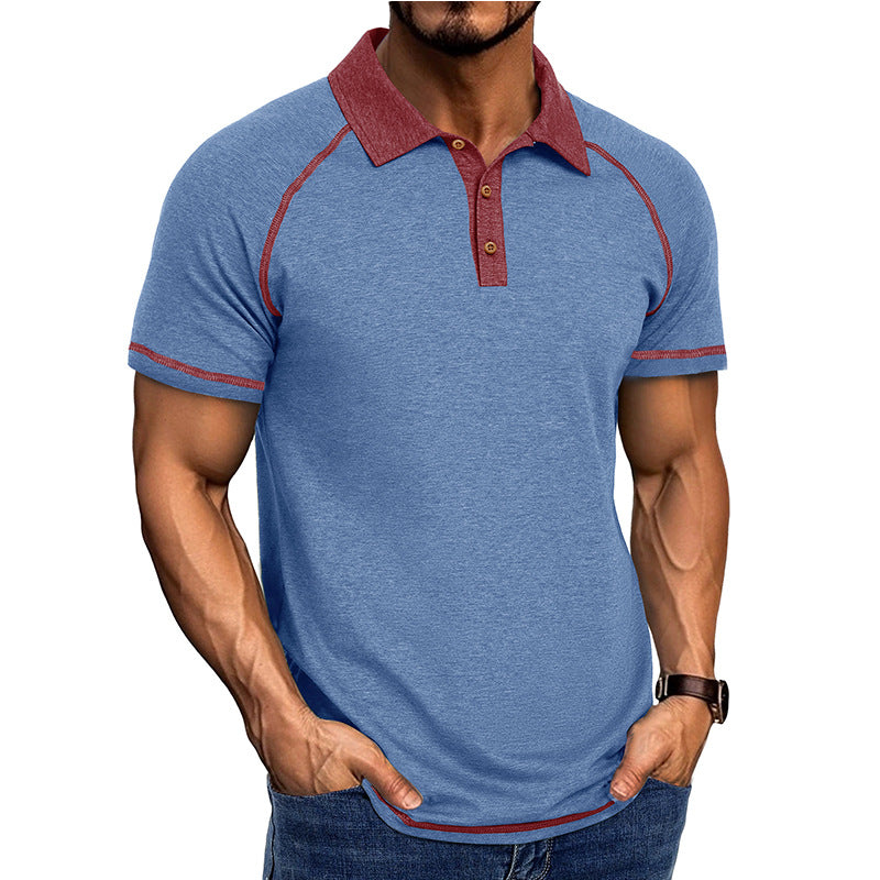 EB | Kurzärmeliges Herren-T-Shirt mit Revers