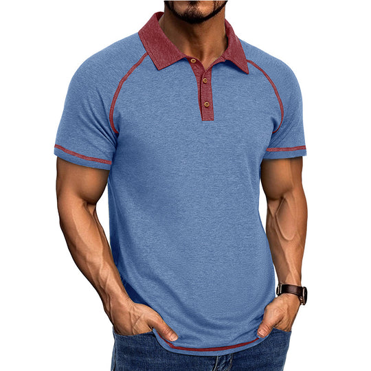 EB | Kurzärmeliges Herren-T-Shirt mit Revers