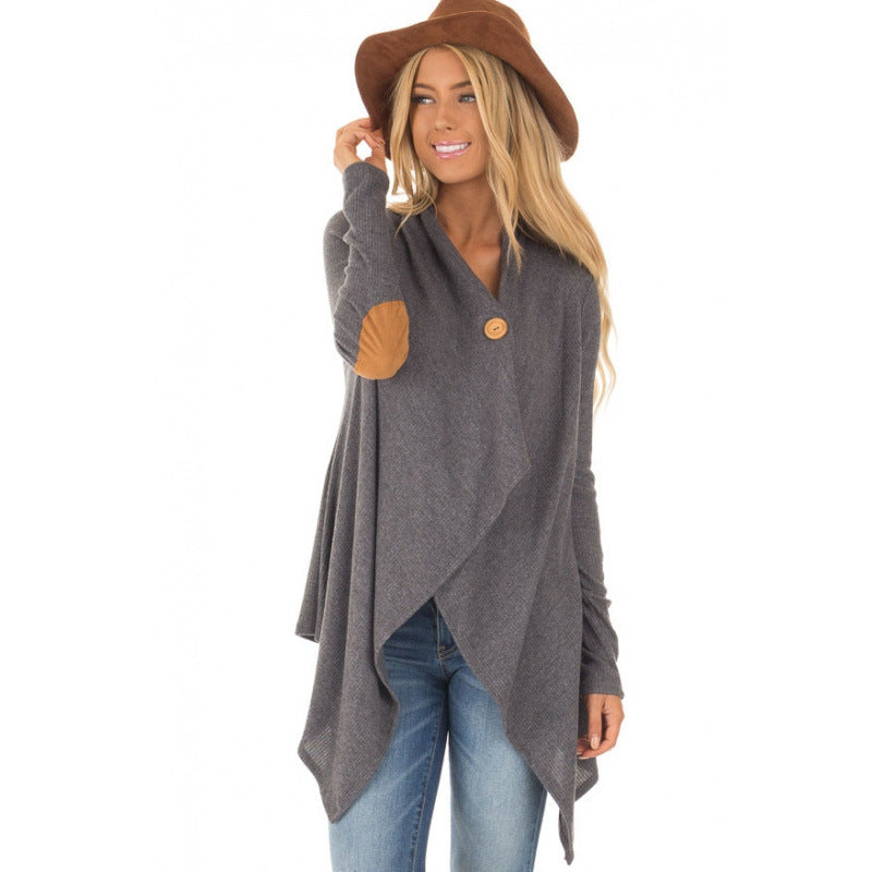 Damen Wickeljacke mit asymmetrischem Schnitt akzenten EB
