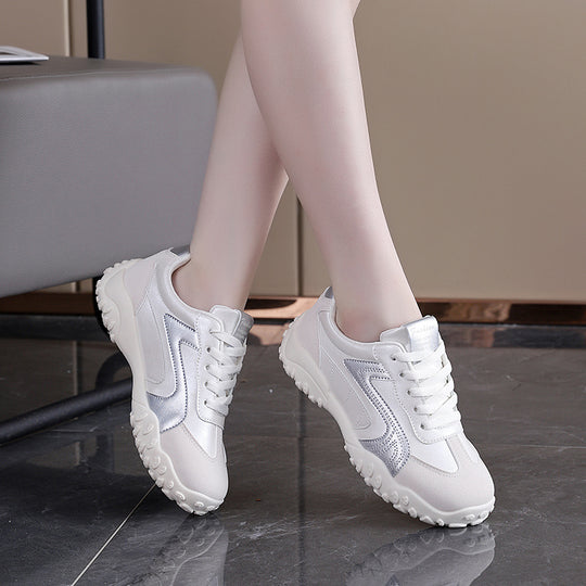 Damen Sportliche Sneaker mit rutschfester Gummisohle und atmungsaktivem Obermaterial EB