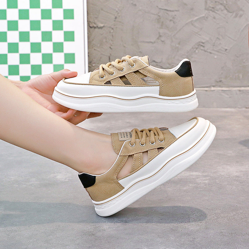 Damen Sneakers mit atmungsaktiven Einsätzen und rutschfester Sohle EB