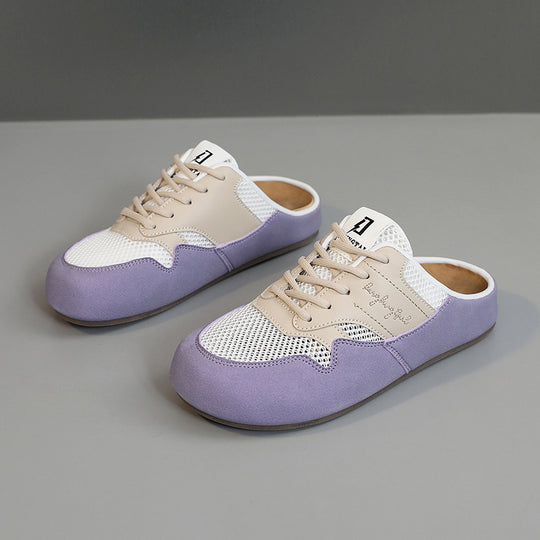 Damen Freizeitschuhe mit atmungsaktiven Mesh-Einsätzen und rutschfester Laufsohle EB