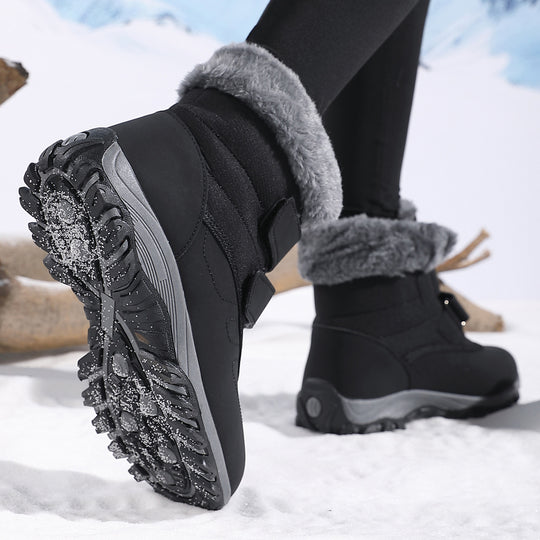Damen Winterstiefel mit rutschfester Sohle und warmem Innenfutter EB