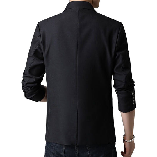 Herren Schlankes Business-Sakko mit minimalistischem Design und Stretch-Komfort EB