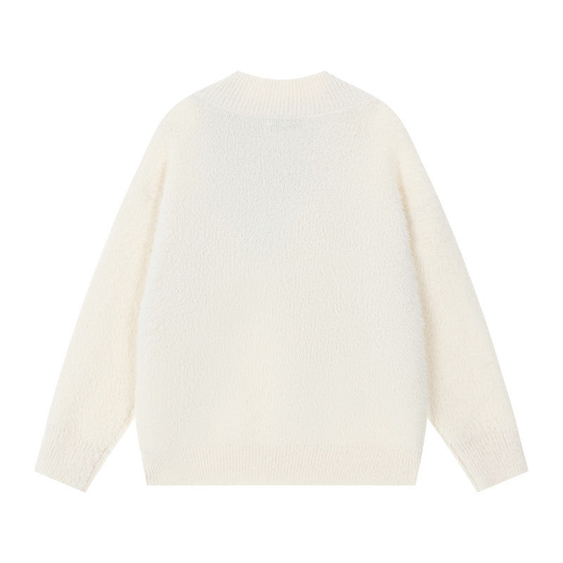 Damen Kuscheliger Pullover mit innovativem Schal-Detail EB