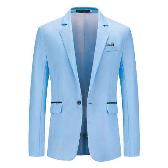 Herren Eleganter Anzugblazer mit feiner Struktur und modernem Schnitt EB