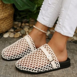 Damen Komfortable und luftige Slipper EB