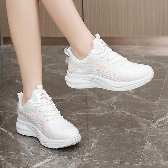 Damen Lauf-Sneaker mit atmungsaktivem Mesh-Obermaterial und dämpfender Sohle EB