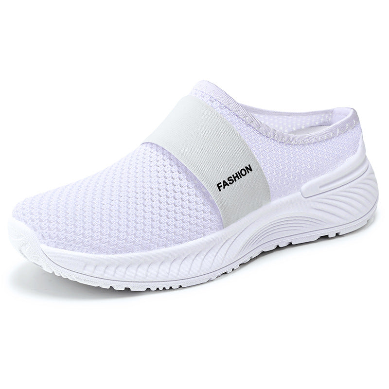 Damen Modische und bequeme Slip-On Sneakers mit atmungsaktiver Obermaterialstruktur EB