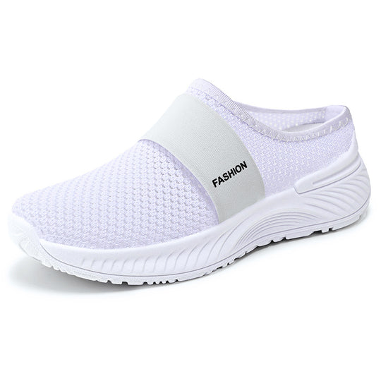 Damen Modische und bequeme Slip-On Sneakers mit atmungsaktiver Obermaterialstruktur EB