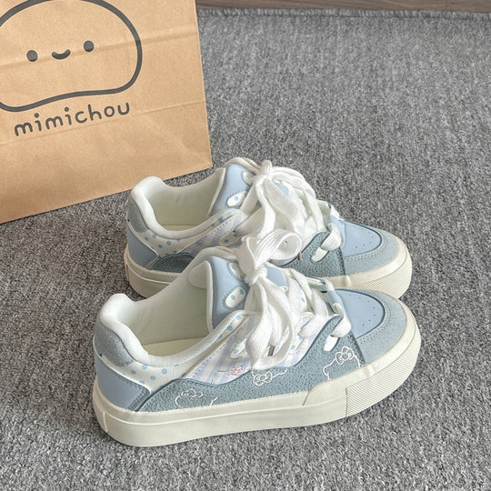 Damen Sneaker mit verspieltem Tierdesign und atmungsaktivem Obermaterial EB