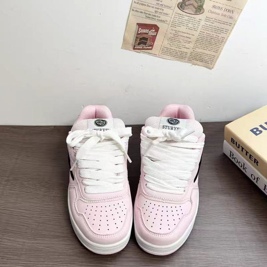 Damen Sportliche Sneakers mit atmungsaktivem Obermaterial und bequemer Dämpfung EB