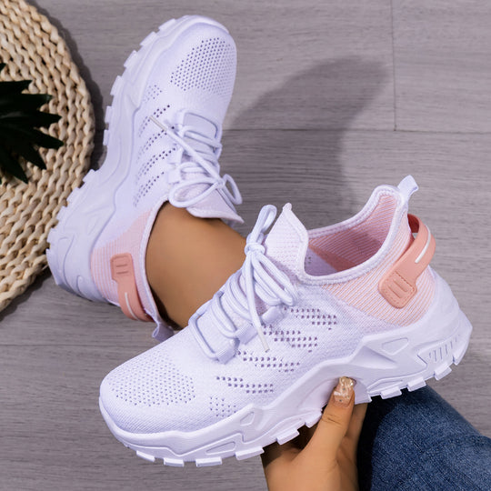 Damen Sportliche Laufschuhe mit atmungsaktivem Obermaterial und dämpfendem Komfort EB