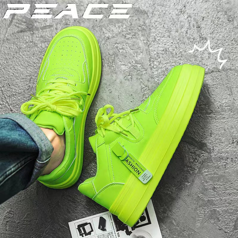 Damen Trendige Sneakers mit extrahohen Sohlen und sportlichem Design EB
