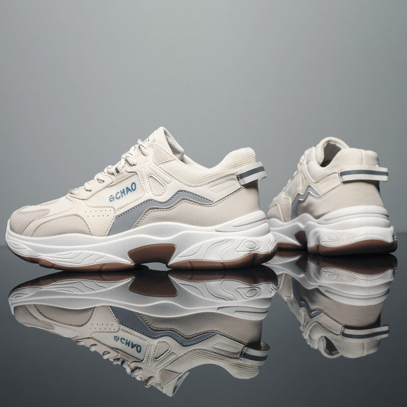 Damen Sportliche Sneakers mit gepolsterter Sohle und atmungsaktiver Oberkante EB