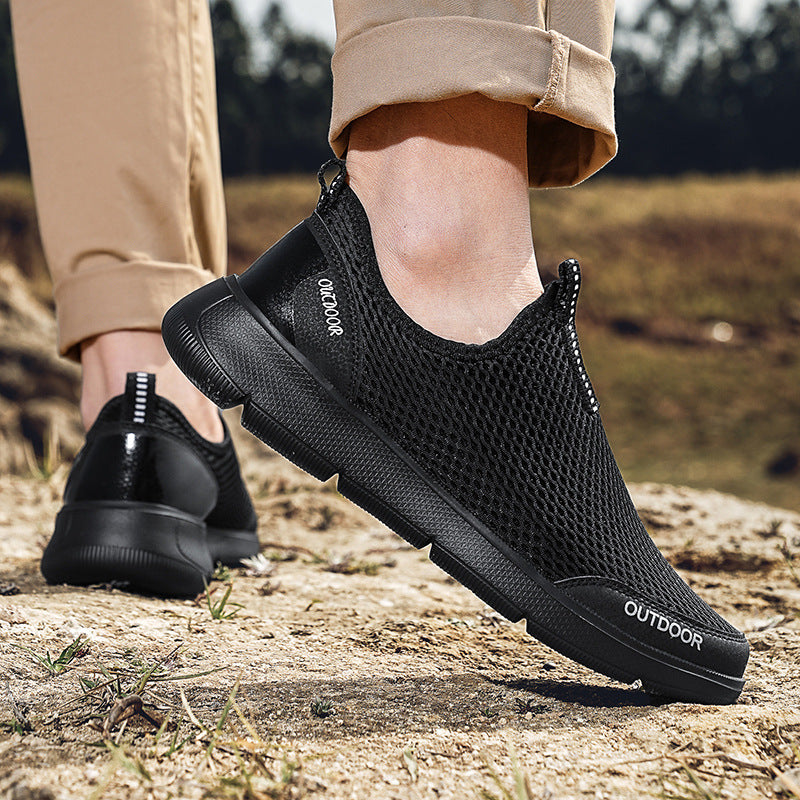Damen Atmungsaktive Outdoor-Schuhe mit flexibler Sohle und rutschfester Laufsohle EB