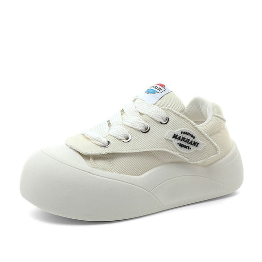 Damen sportive Sneakers mit strapazierfähigem Obermaterial und rutschfester Gummisohle EB