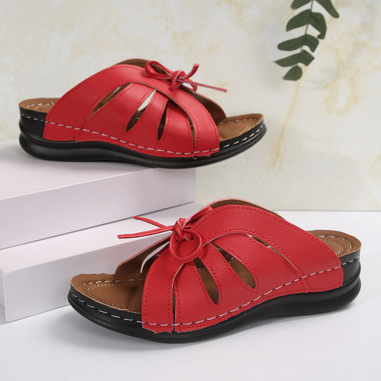 Damen Komfortable Fußbett-Sandalen mit verspieltem Design EB