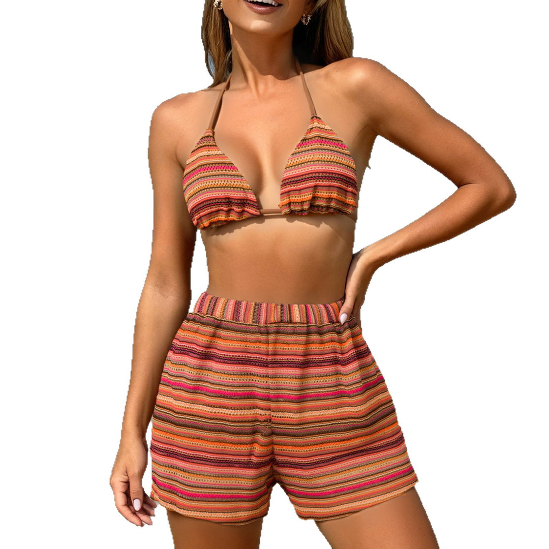 Damen Bikini-Set mit verspielten Schnürdetails EB