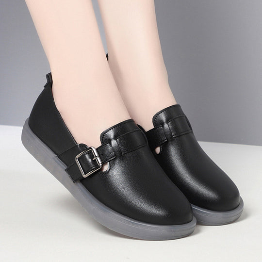 Damen Komfortable Slipper mit verstellbarem Riemen und rutschfester Sohle EB