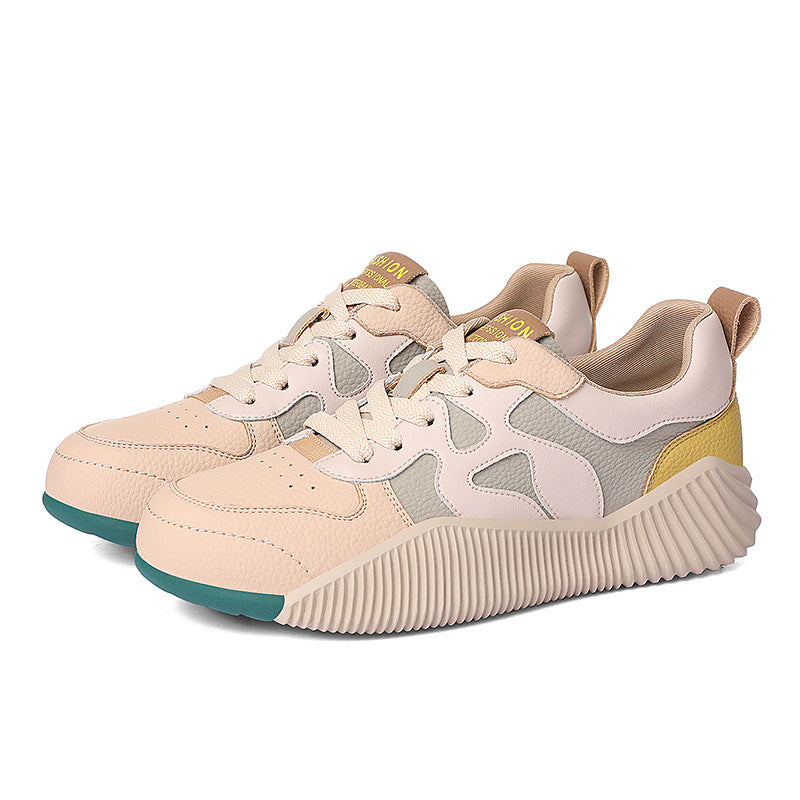 Damen Modische Sneaker mit atmungsaktiver Obermaterialstruktur und rutschfester Sohle EB