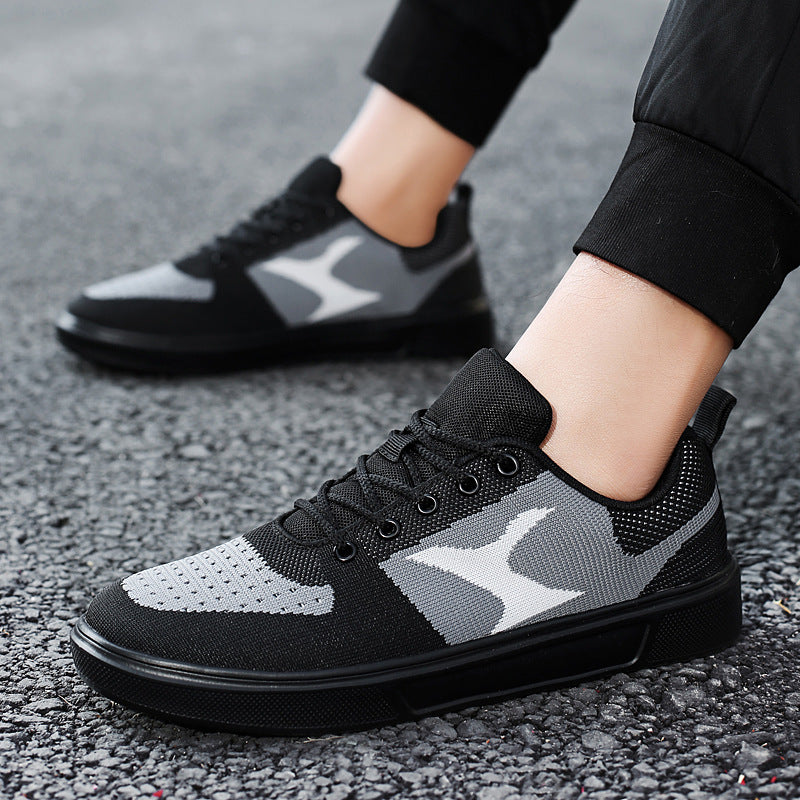 Damen Atmungsaktive Freizeit-Sneaker mit elastischen Schnürsenkeln EB
