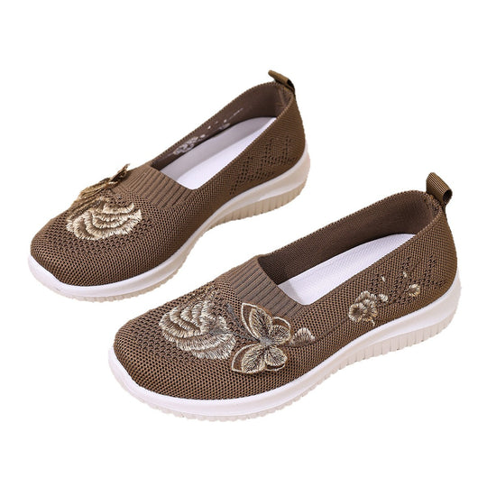 Damen Sneaker mit floralem Design EB