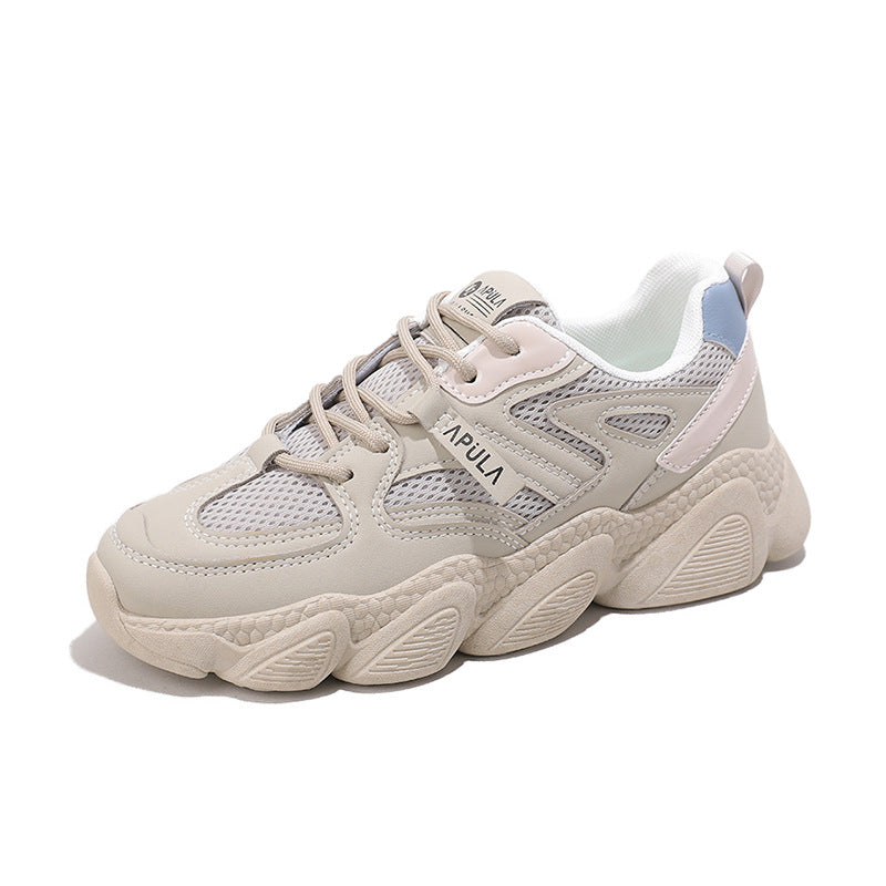 Damen Sportliche Freizeit-Sneaker mit atmungsaktiver Oberseite und rutschfester Sohle EB