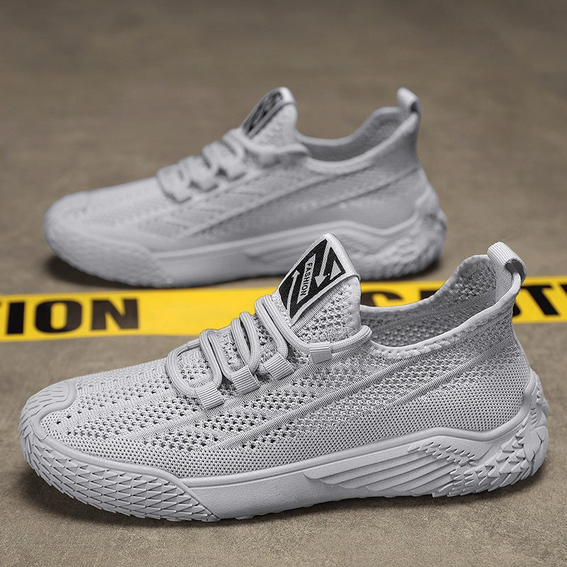 Damen Sportliche atmungsaktive Sneakers mit rutschfester Sohle EB