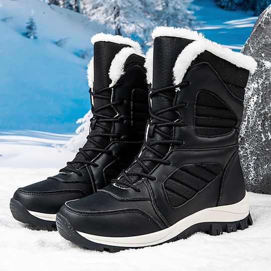Damen Isolierte Stiefel mit rutschfester Sohle und weichem Innenfutter EB