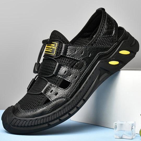 Damen Atmungsaktive Komfortsandalen mit elastischem Schnellschnürsystem EB