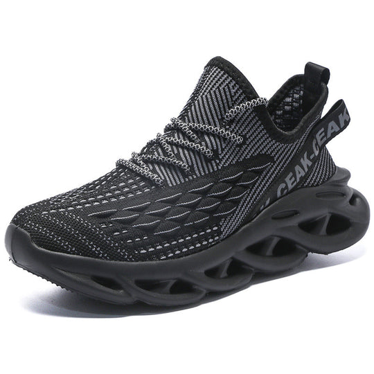 Damen Sportliche Leichtgewicht Sneaker mit atmungsaktiver Mesh-Oberfläche und ergonomischer Dämpfung EB
