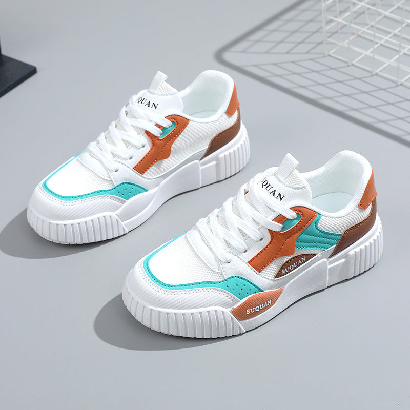 Damen Sportliche Sneakers mit atmungsaktiver Oberfläche und dämpfendem Sohlenprofil EB