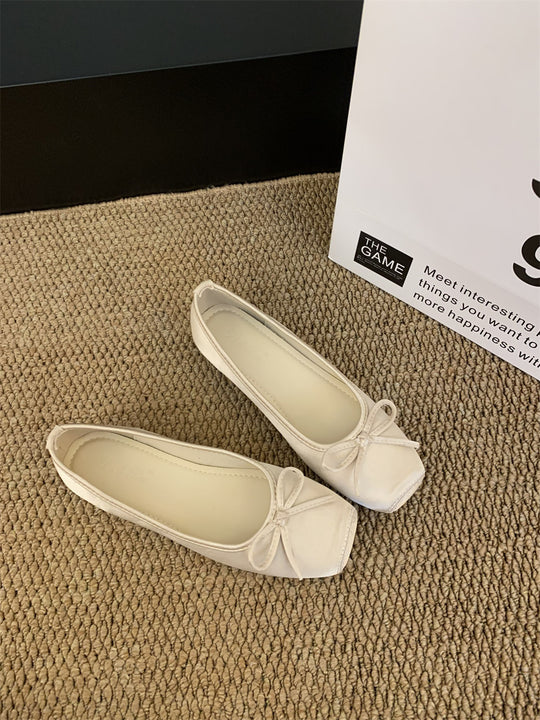 Damen Ballerina mit elegantem Schleifendetail EB