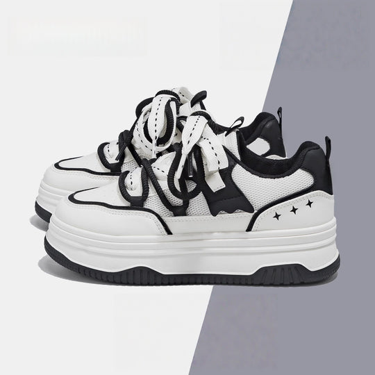Damen Sneaker mit dämpfender Sohle und atmungsaktivem Mesh von EB