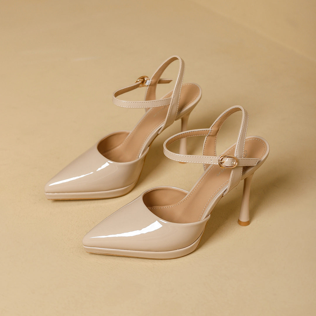 Damen Slingback-Pumps mit modernem Design und schmalem Absatz EB