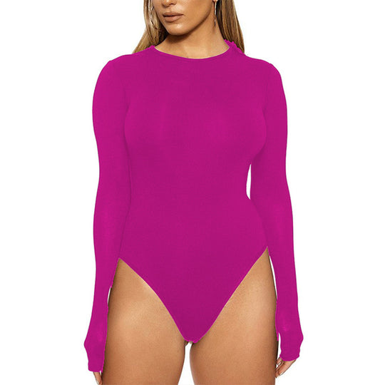 Damen Langarmbody mit elegantem Design EB